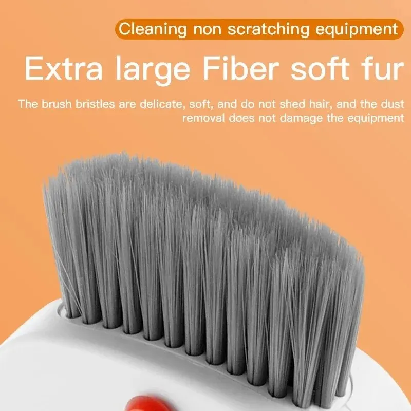 5-in-1 Cleaning Kit Computer Keyboard Cleaner Brush Phone Screen Cleaning Set Keycap Puller Tools Card Reader