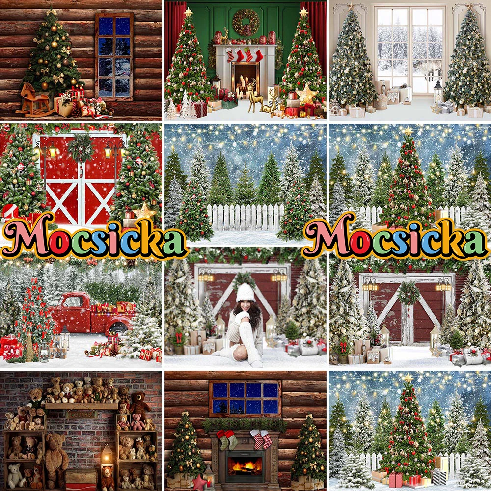Mocsicka 2024 Christmas Tree Gift Toy Cute Bear Baby Photo ...