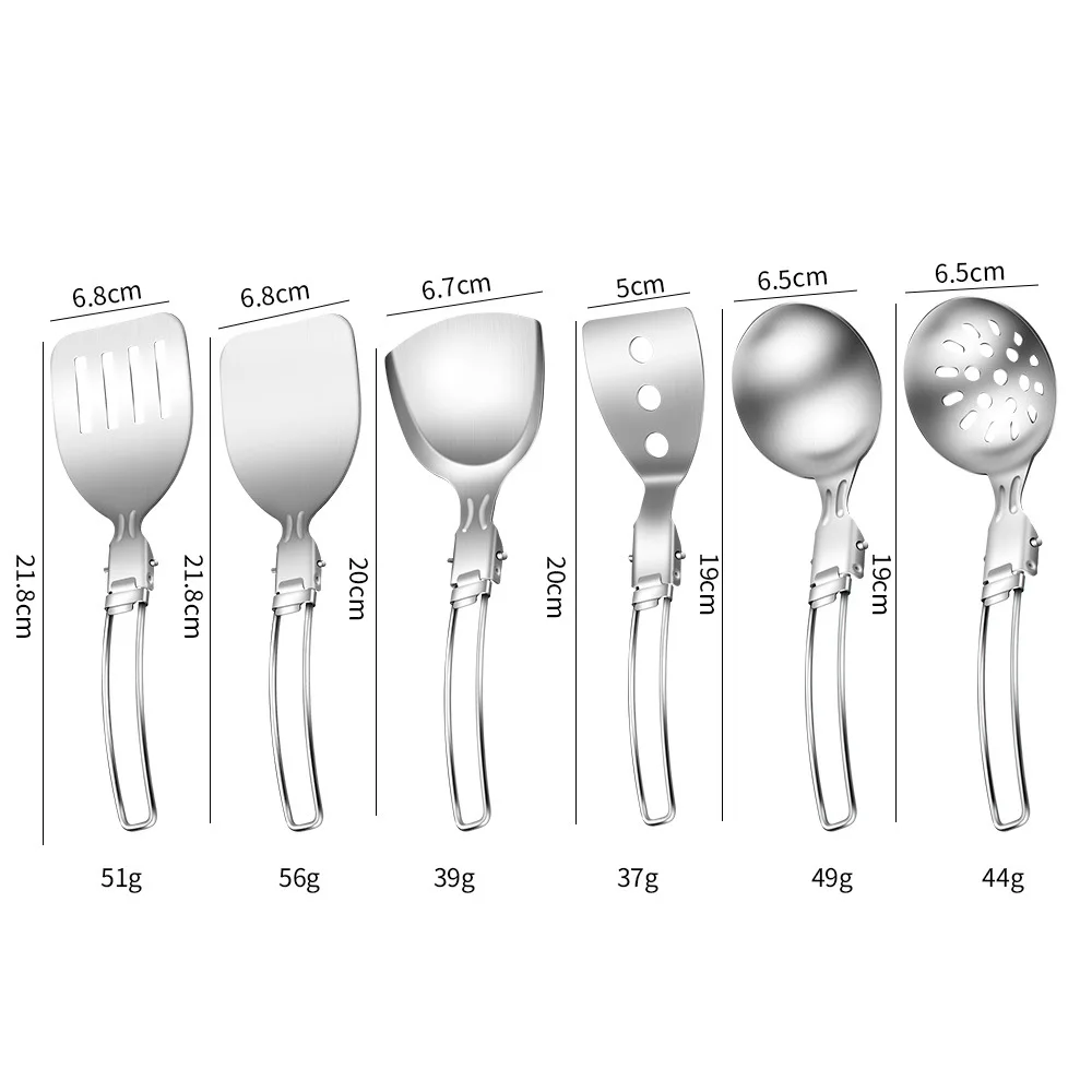 Deluxe Outdoor Cooking Utensil Set - Portable Stainless Steel Essentials