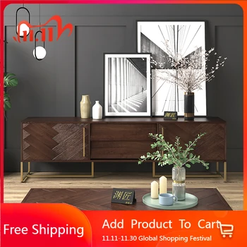 Display Cabinets Tv Stands Living Room Design Organizer Wooden Tv Table Storage Drawers Shelf Muebles Para Tv Bedroom Furniture