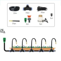 5-20M Universal Automatic Irrigation Sprinkler Kit Rotating Copper Nozzle Garden Balcony Atomization Sprinkler Watering Kits 4
