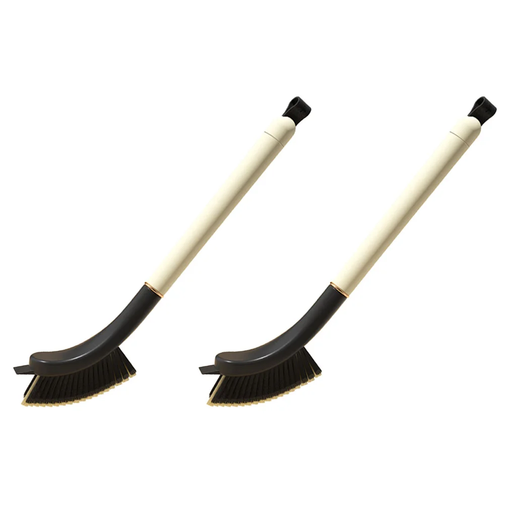 

2 Pcs Cleaning Brush Scrubbing for Floor Scrubber Sink Soft Groove Household Tool Window Track Tools Crevice Gap Bathroom
