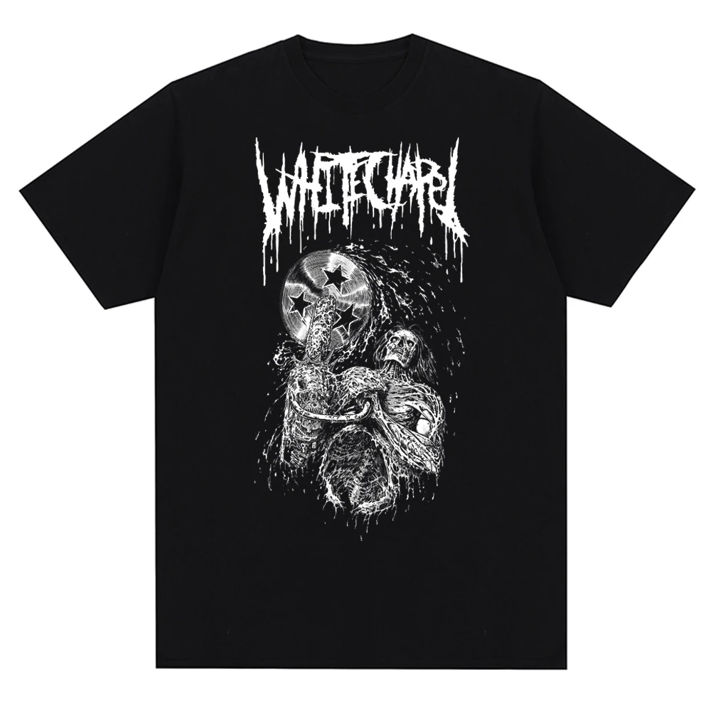 Erkek Tişört Giyim Unisex Whitechapel Deathcore Band 3D Baskılı Tişörtler Günlük Üstler Kısa Kollu Moda Büyük Boy_voghion.com