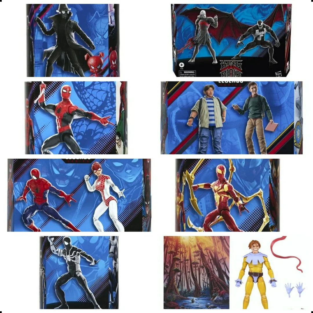 

Marvel Legends Ned Leeds & Peter Parker spiderman Knull Venom 2-pack Set 6" Action Figure collection model doll gifts