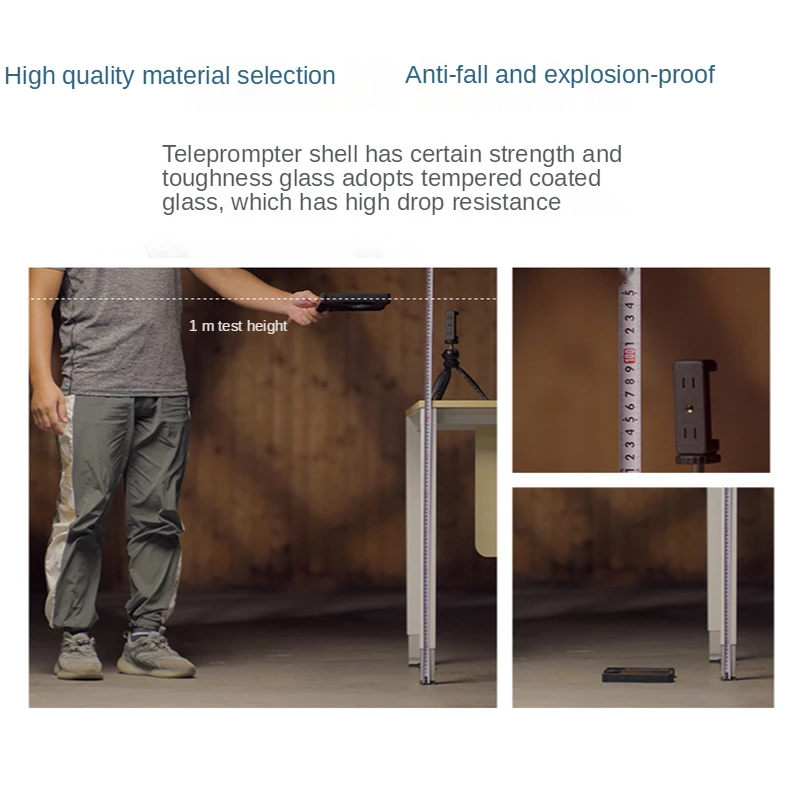 Generic Tonhokj Ts1 Teleprompter Large Screen Mobile Phone Slr Portable