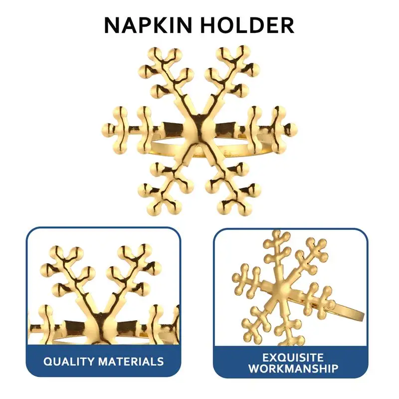 1/6pcs Wedding Napkin Rings Table Decoration Metal Napkin Buckles Holder For Wedding Christmas Birthday Party Supplies Towel Ri Napkin Ring