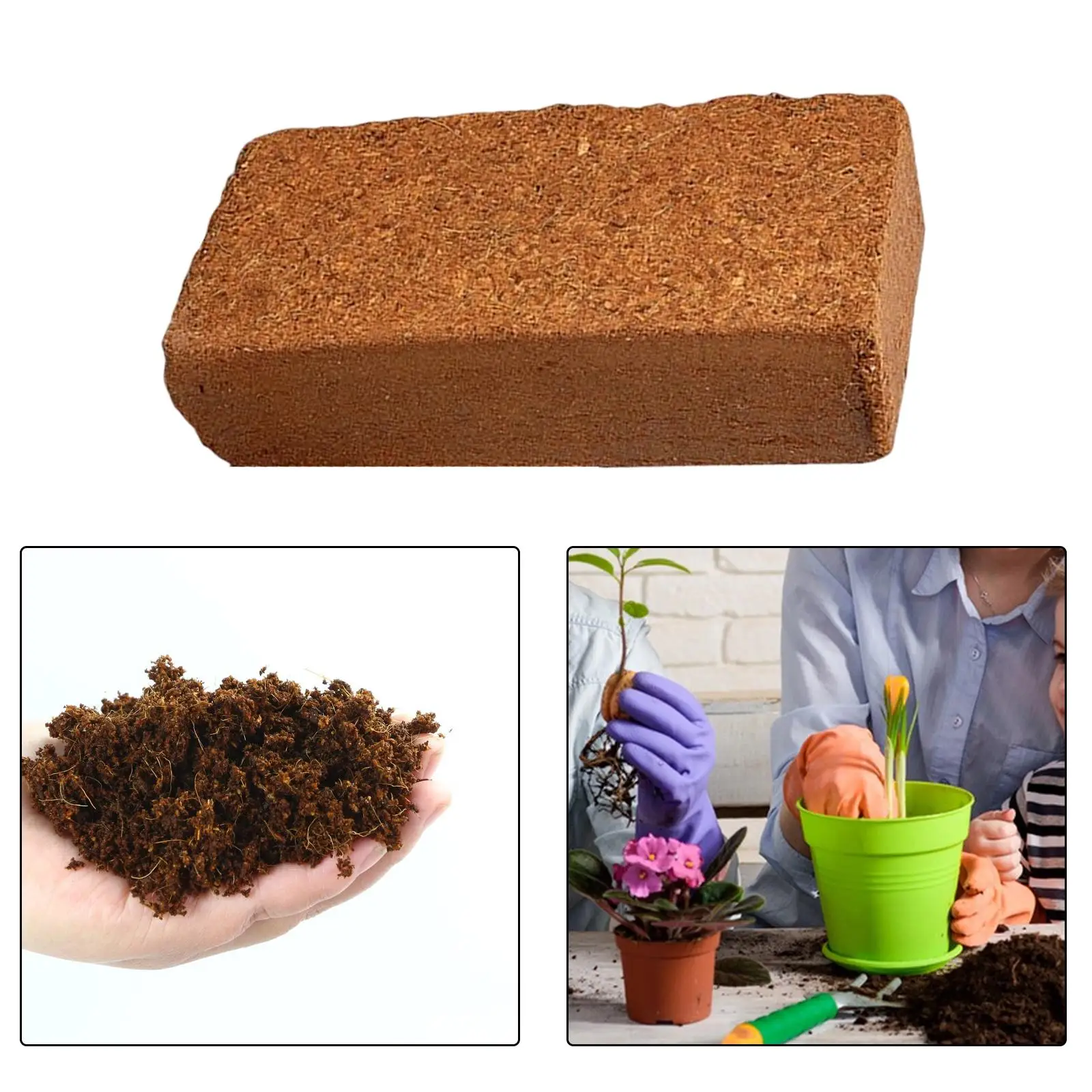 Potting Soil Expandable Compressed Universal Coconut Coir Starting Coconut Coir soil for Landscape