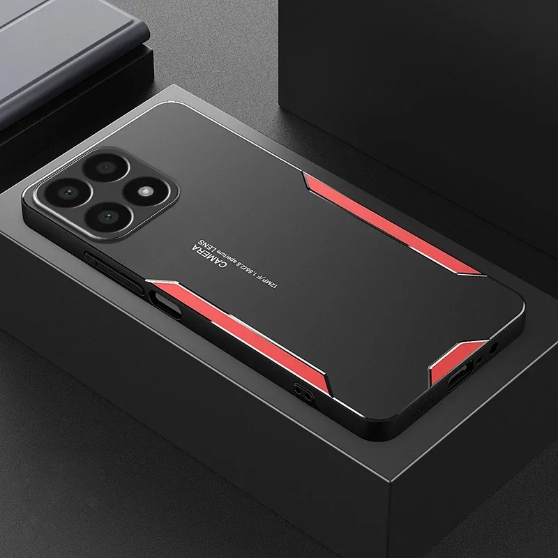 Luxury Aluminum Alloy and TPU Soft Edge Back Cover – Premium Protective Case