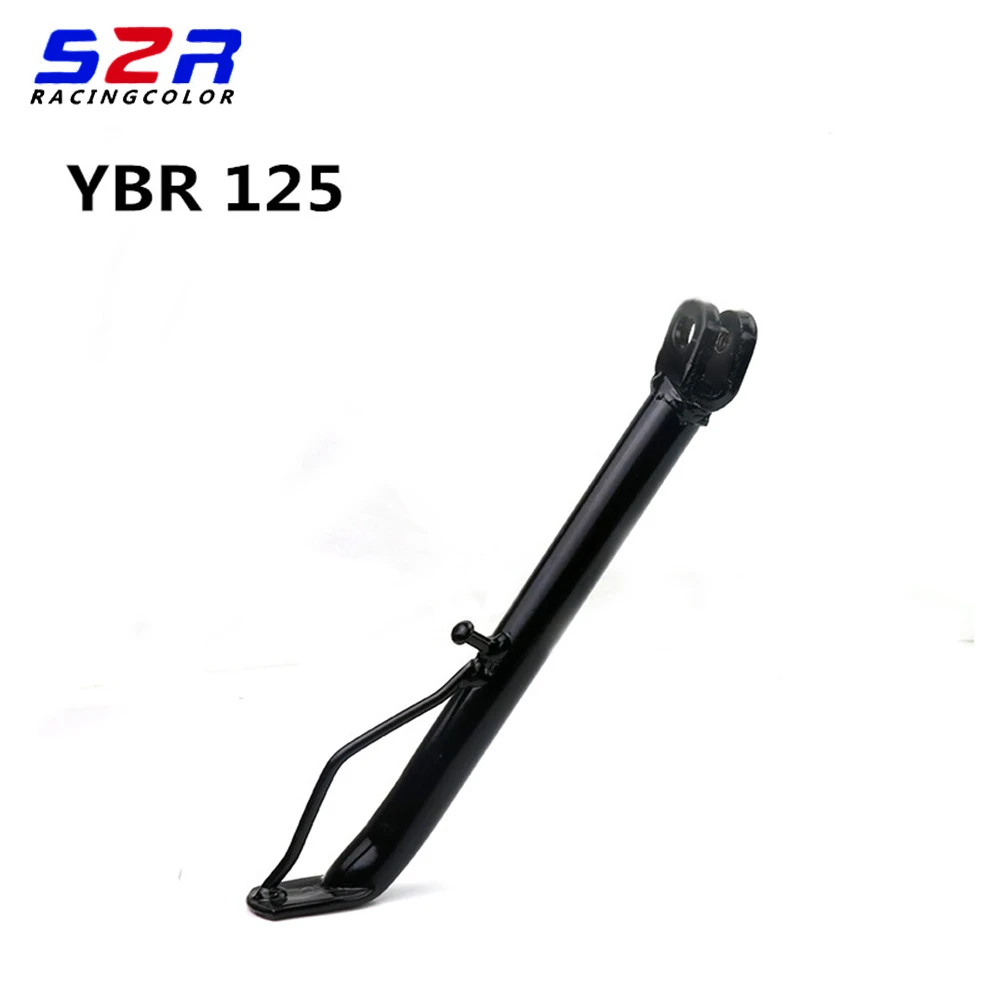 Motorcycle Kickstand Iron Sidestay Side Stand Parking Racks Fit For YAMAHA YBR125 YBR 125 Side support foot rest under desk