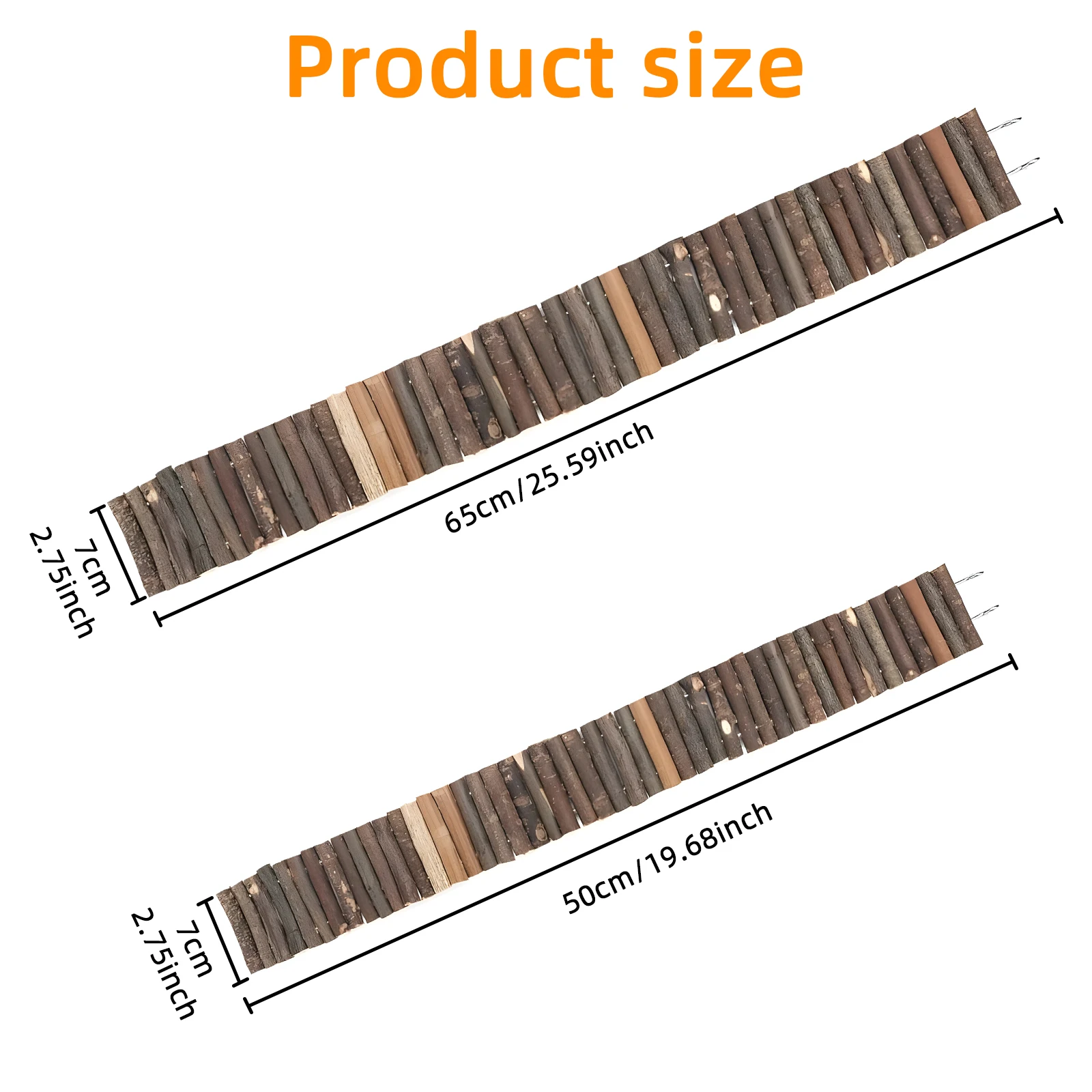 Hamster Suspension Bridge Toy-Long Climbing Ladder for Dwarf Syrian Hamster Mice Mouse Gerbils and Other Small Animals
