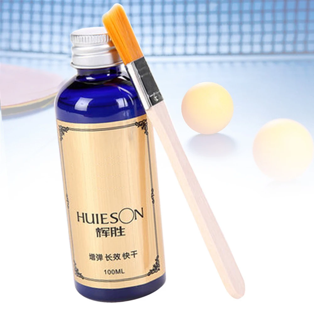 Pingpong Racket Rubbers Accessories 100ml Speed Liquid Super With Special Brush Table Tennis Liquid Glue