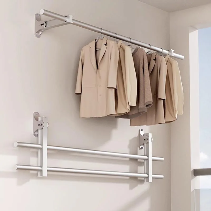 

Balcony Display Clothes Rack Scarf Minimalist Balcony Portable Clothes Hanger Metal Place Saving Colgador De Ropa Home Furniture
