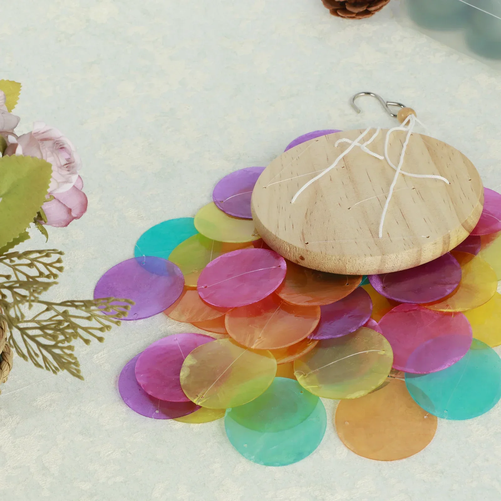 Shell Wind Chimes Bohemian Hanging Natural Shell Dream Wind Chimes Kids Room Dream Catchers for Home Garden Yard Decoration NEW