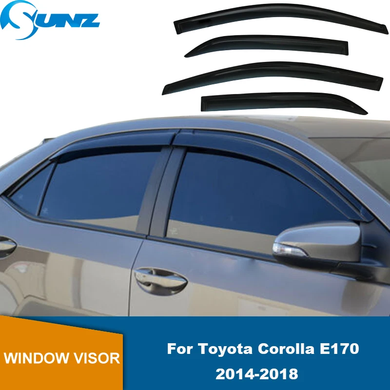 SideWindowDeflectorsForToyotaCorollaE17020142015201620172018