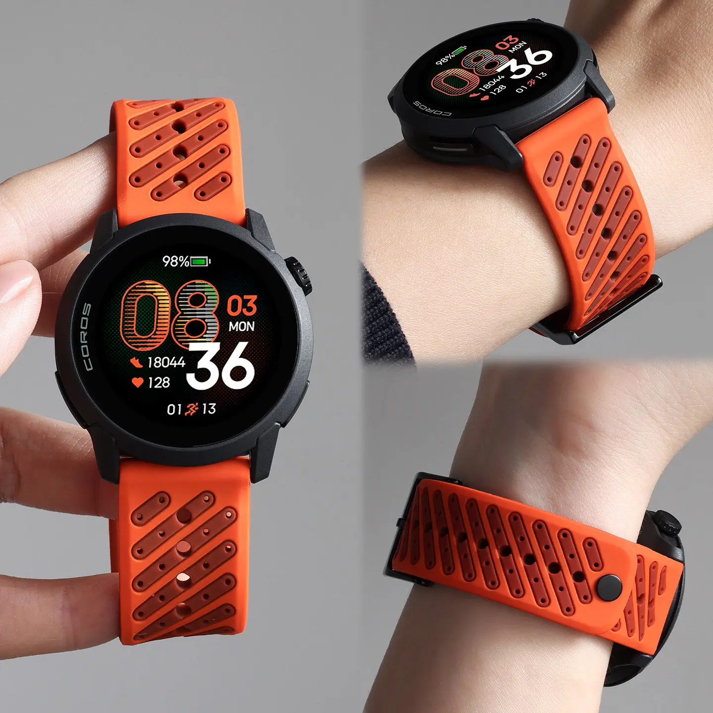 Premium 22mm Silicone Replacement Watch Band - Durable Bracelet Accessory