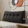 Home Bedroom Triangle Bedside Filling Cushion Removable Washable Sofa Bed Back Support Tatami Pillow Lumbar Backrest 100/200cm 6