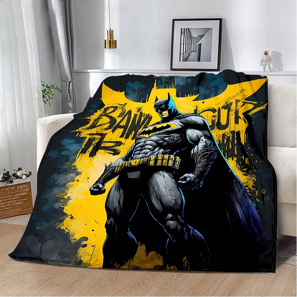 Vice City Batmans logo Printed Blanket Picnic Blankets Warm Blanket Soft and Comfortable Blanket Home Travel Birthday Gift 4