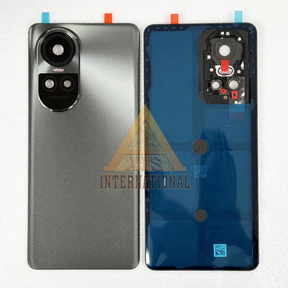 후면 배터리 커버 하우징 및 카메라 프레임 렌즈, Reno 10 Pro 5G CPH2525 + 스티커, 6.7 인치 등급 AAA, Oppo Reno 10 5G CPH2531