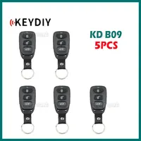 5PCS KEYDIY KD B09 กุญแจรถสําหรับ Hyundai สไตล์ 4 ปุ่ม Universal Remote กุญแจรถสําหรับ KD900 KD900 + URG200 KD-X2 B Series กุญแจรถ