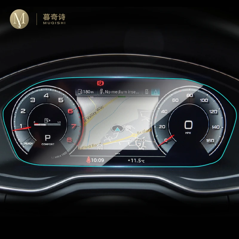

Пленка для панели приборной панели Audi A4 S4 A5 S5 2020-2023, защита от царапин, закаленное стекло для цифровой кабины, автомобильные аксессуары, установка