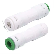 

Fast Connect Check Valve One Way Check Valve Plastic Valve Compatible with RO Pure Water Reverse Osmosis System 2 Pcs