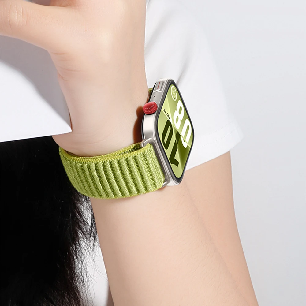 Nylon Loop Woven Sports Smartwatch Wristband