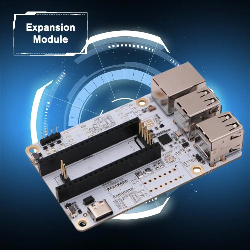 

Для молока V USB & Ethernet IOB имеет расширенный 4 USB, 1 RJ45 сетевой порт, 1 последовательный порт Pin и 1 Тип C разъем питания
