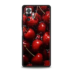 Cherries Soft-Style Phone Case with Cherry Fruit Design for Redmi Note 14Pro (A1)