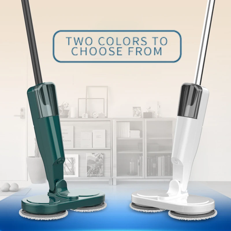 Electric Water Mop Cleaner Machine 360° Rotatable Spin Cleaning Mop Squeeze Wet and Dry Use Hand Push Household Floor Cleaning 3