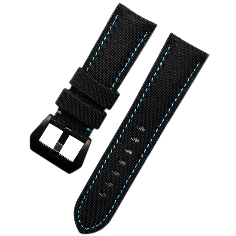 

Nylon Carbon fiber Leather Watch strap For Panerai Luminor PAM01661 799 616 Scaphium Affine Canvas Watchband Male 24mm Bracelet