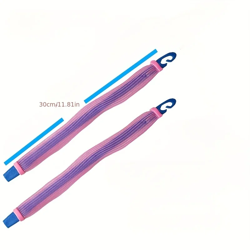 30cm curler tool set suitable for girls or women with curly hair in 4 colors, 10 pieces each. 30cm inner curler with tool