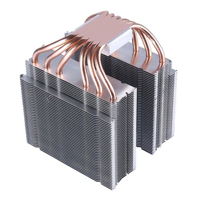 Torre Dupla Alta Performance Tubo de Calor Cpu Radiador Pwm Ventilador para 115x 1200 1700 1356 1366 X99 2011 Am4cpu Ventilador de Refrigeração Argb120 mm - Imagem 6