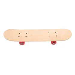 DIY Blank Skateboard Wooden Decks Longboard Wheel Truck Game Toys DIY Graffiti Skateboard For Kids Beginner Random Color 43x13cm