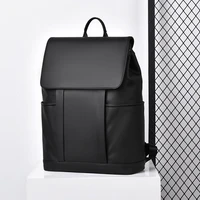 Minimalist Luxury Men's Backpack 15.6 Inch Laptop Backpack Waterproof Business Travel Backpacks for Men Luggage Strap Design 1