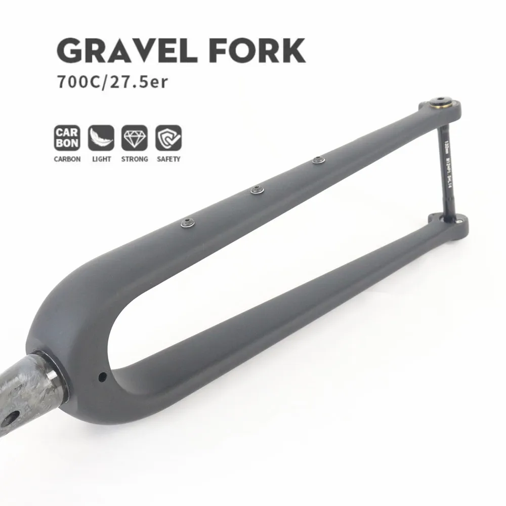 Winowsports Bicycle Parts FK G30 Carbon Disc Gravel Fork 700*45C 12x100