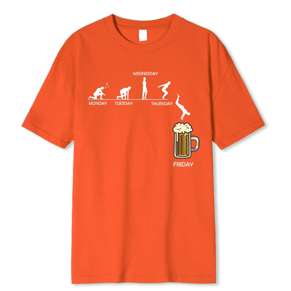 Friday Beer Print Men Brand T-shirts Funny Graphic Hip Hop Summer Male Tshirts Streetwear Cotton Breathable T-Shirt_voghion.com