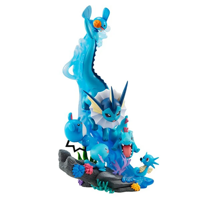 Original Megahouse Gem Ex Pokemon Totodile Horsea Marill Mudkip Showers  Wooper Pvc Action Anime Figure Model Toys 22cm In Stock - Action Figures -  AliExpress