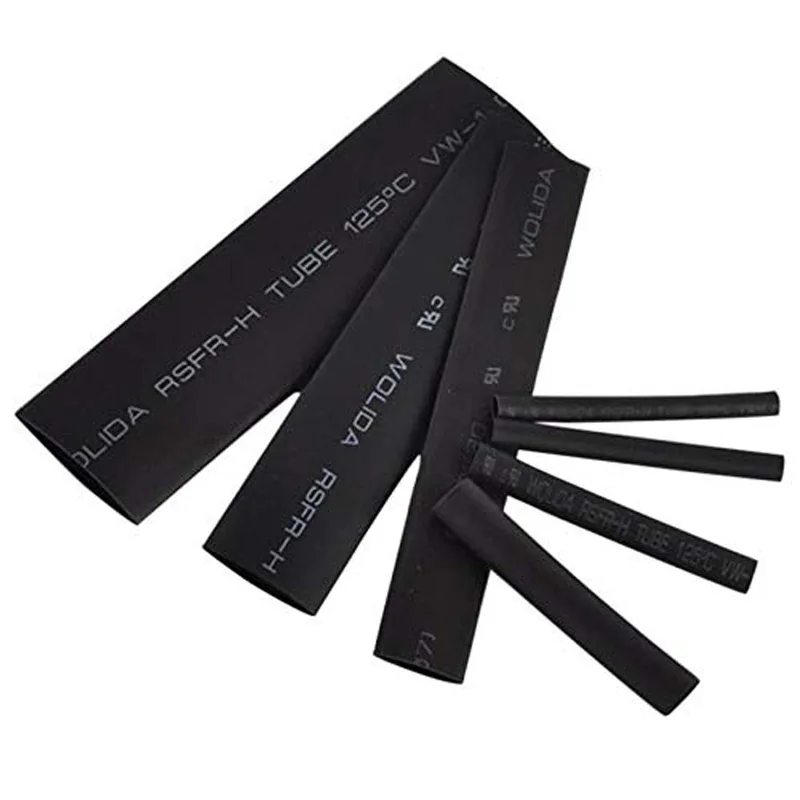 Description Picture 3 of item127Pcs Heat Shrink Tube Sleeving Tubing Assortment Kit Electrical Connection Electrical Wire Wrap Cable Waterproof Shrinkage 2:1