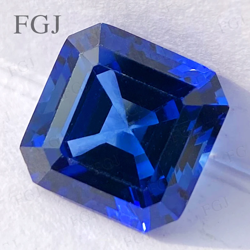 Multi-Shapes Lab Grown Sapphire Lose Edelsteine Perlen Hochwertige synthetische blaue Saphiren für die Schmuckherstellung und Sammlung DIY – Detail 7