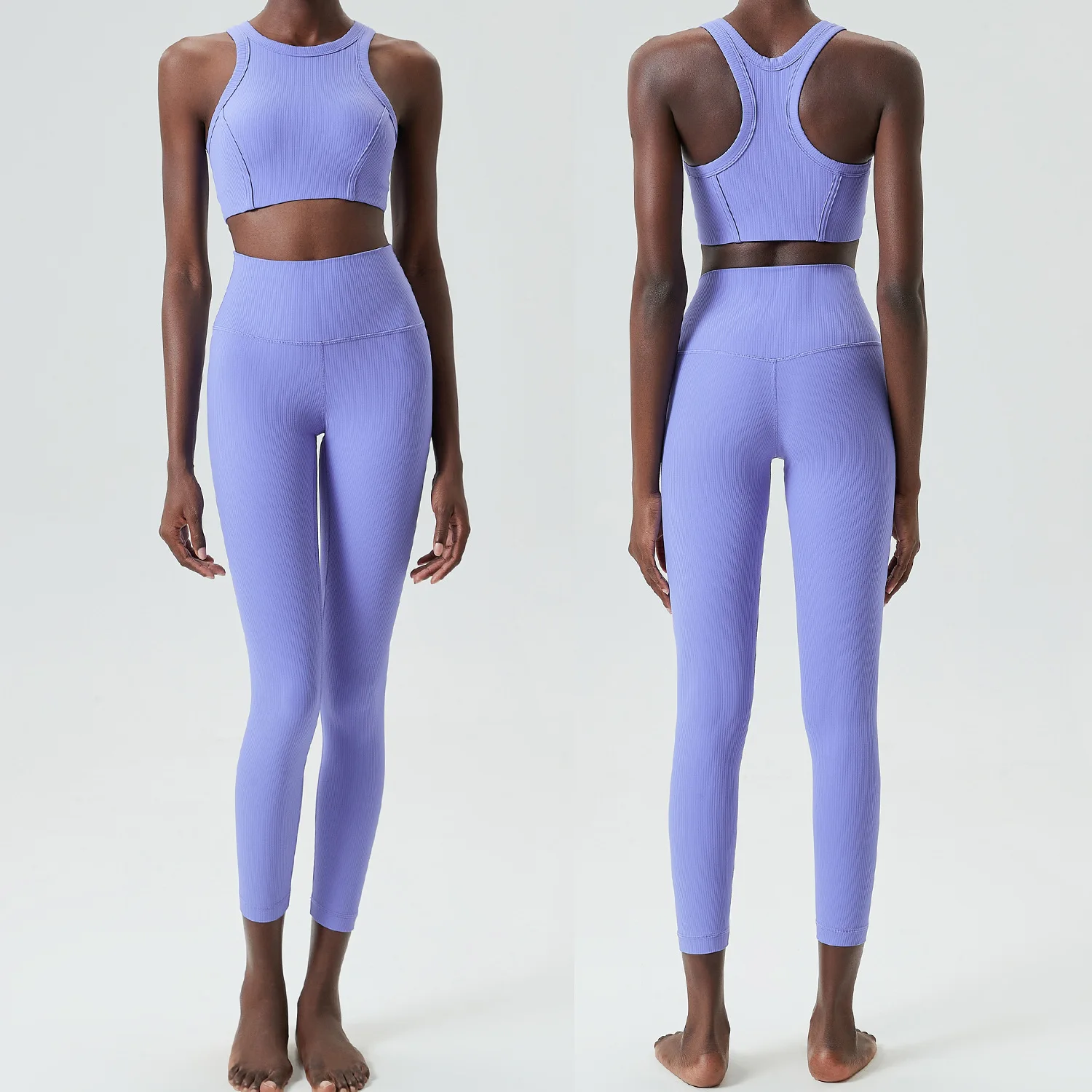 Ribbed Women’s Fitness Set 4