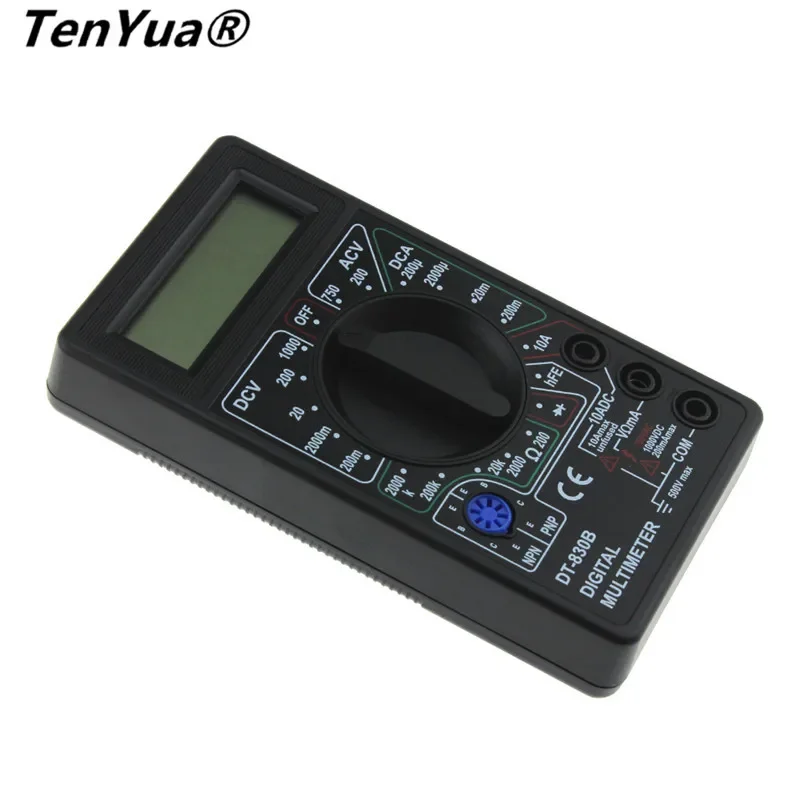 TenYua DT-830B Digital Voltmeter Ohmmeter Ammeter Multimeter Handheld Tester DT830B AC DC 750/1000V Amp Volt Ohm home tester