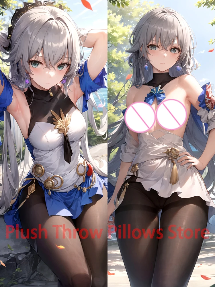 

Dakimakura anime Bronya Rand Honkai Star Rail Double-sided Print Life-size body pillows cover Adult pillowcase