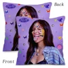 Hot Singer Rodrigos Olivia Sours Pillow Covers Cartoon Sofa Decorative Home Double-sided Printing Short Plush Cute Cushion Cover 4