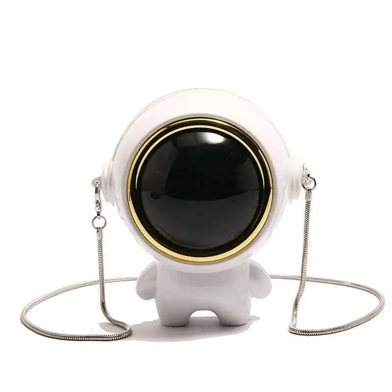 Crossbody Bag Leather Shoulder Bag Funny Acrylic Shoulder Bag Spaceman Bag New Fashion Banquet