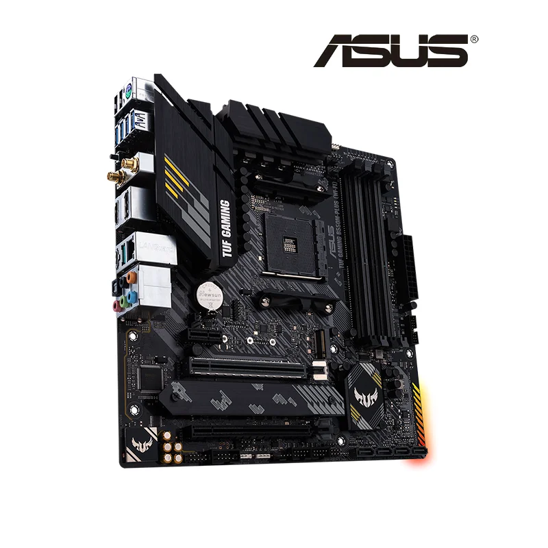ASUS TUF GAMING B550M PLUS (WI-FI) New Micro-ATX B550M AMD B550 DDR4 4800(OC) MHz 128G M.2 SATA USB 3.2 데스크탑 소켓 AM4 CPU