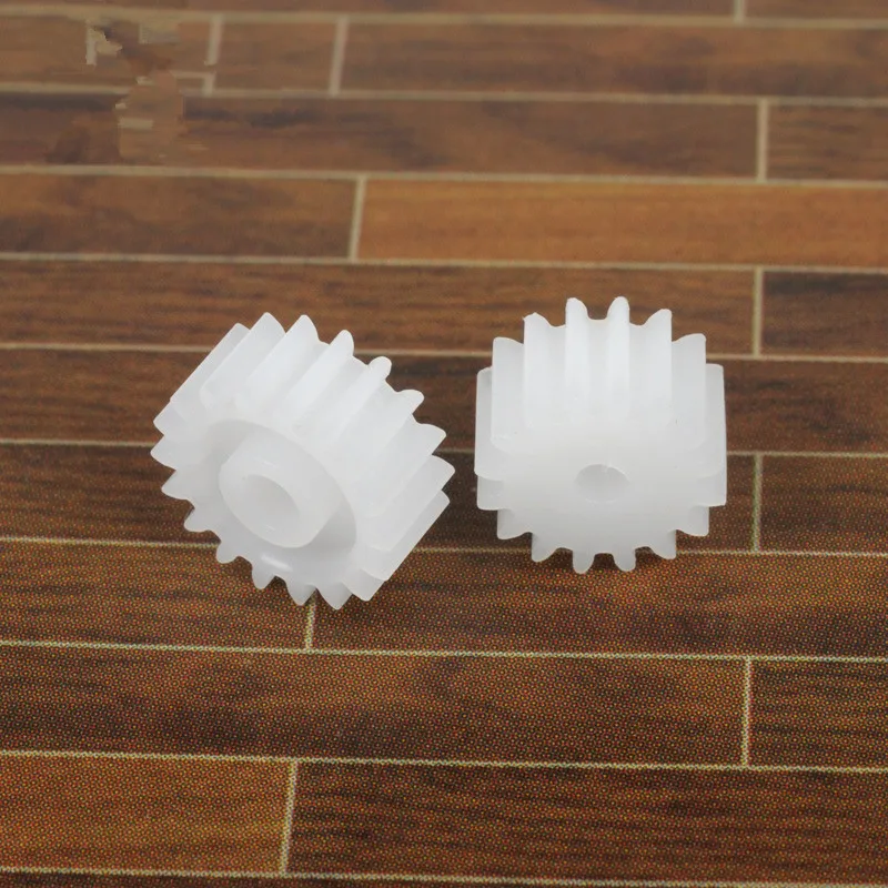 10pcs 18-3A Plastic Motor Shaft Gear Sets 8-18 Tooth 1-3mm Hole Diameter DIY Helicopter Robot Toys