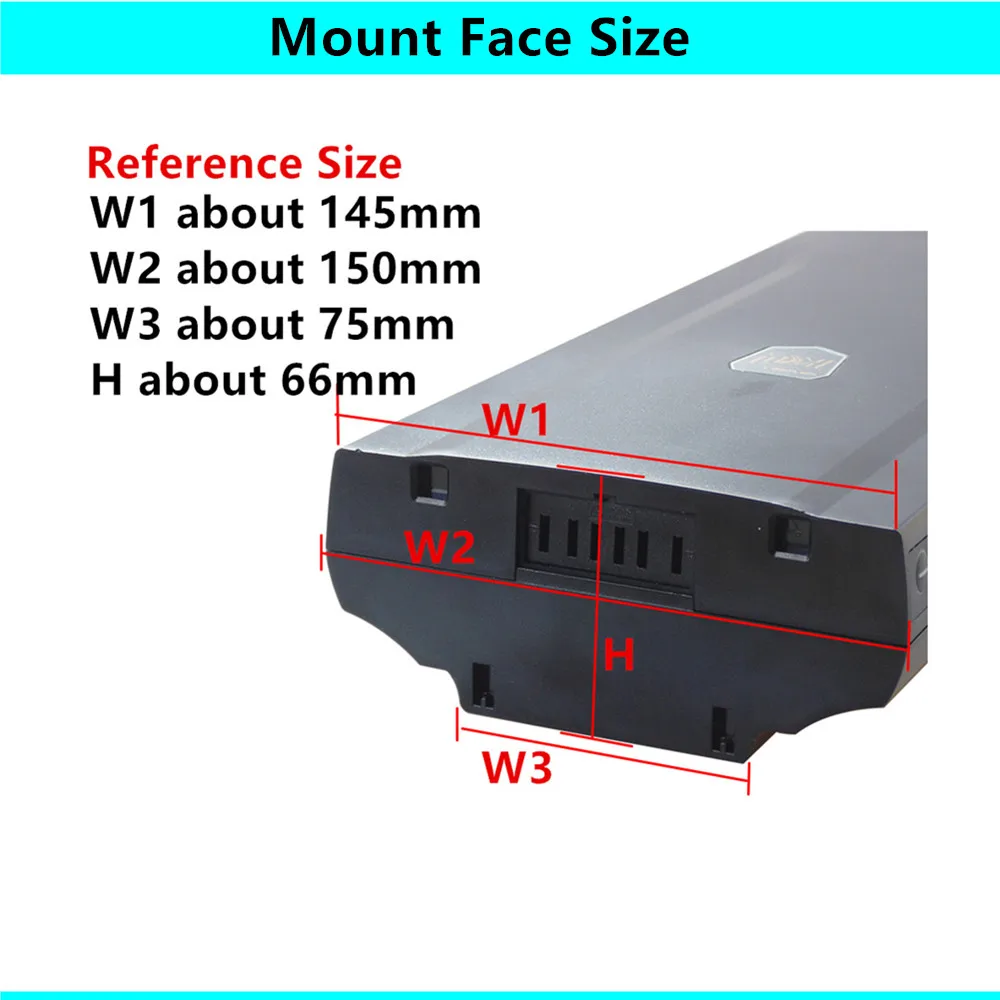 Electric Bike Lithium Battery Pack Original 36V 37V 13Ah 17.5Ah 20Ah 21Ah Rear Rack with Charger for Joycube Phylion Akku XH370-13J Wall-ES