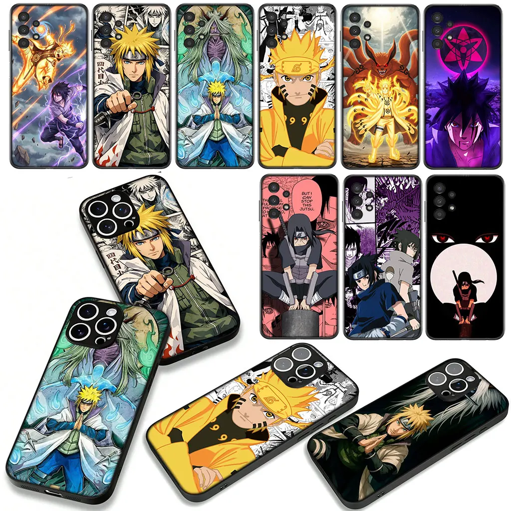 Namikaze Minato & Uchiha Sasuke Naruto Protective Phone Case