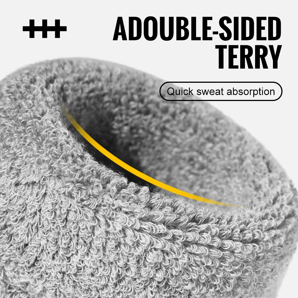 WRELS Absorbent Fitness Wristbands 4