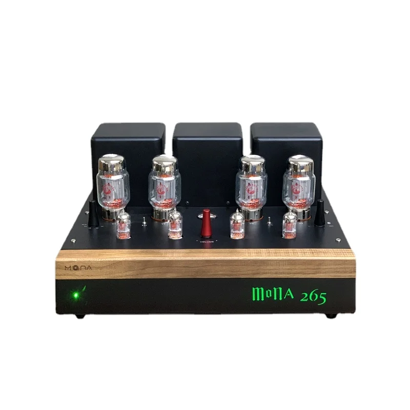 

Усилитель трубки Mona 265 мощный KT88 нажимной электронный трубчатый HiFi домашний высокомощный усилитель мощности Bluetooth с бесплатным чехлом
